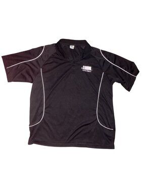 IHSA (Illinois High School Association) State Finals Adult Polo-Black-Size XL-GU